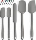 Coukre Silicone Spatula Set of 5, High Temperature Resistant, Food Grade by Coukre