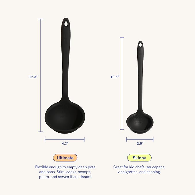 GIR: Get It Right Premium Silicone Ladle Serving Spoon - Image 2