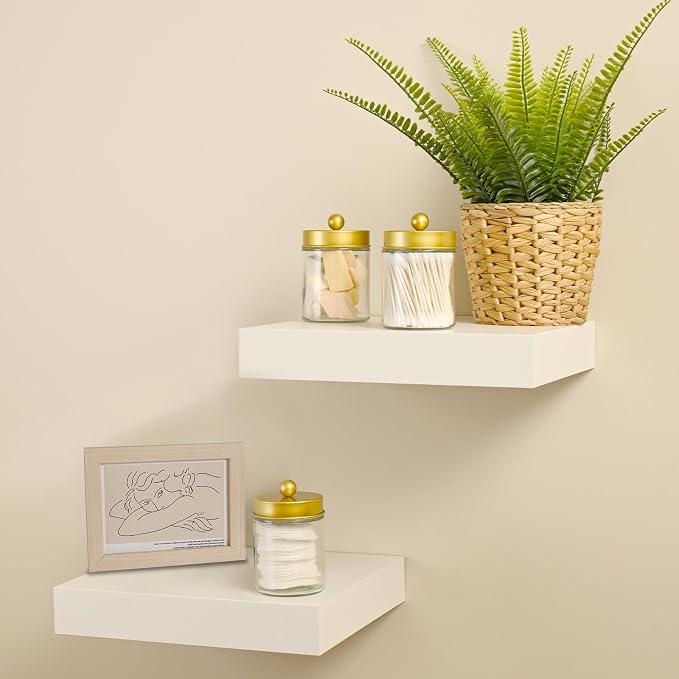 SheeChung Qtip Dispenser Holder 1pcs, Glass apothecary jars - Image 5
