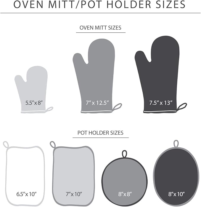 KitchenAid Asteroid Pot Holder 2-Pack Set, Charcoal Grey - Image 6