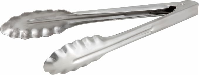 Winco Coiled Spring Extra Heavyweight Stainless Steel Utility Tong by Winco