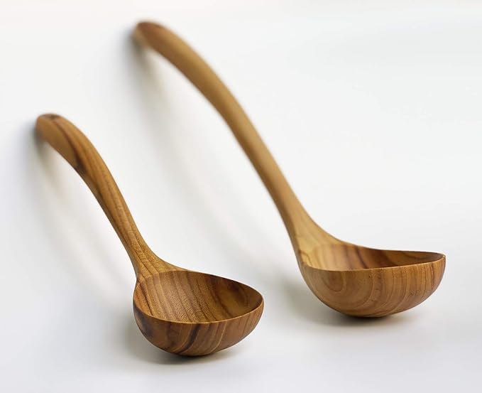 FAAY Small Serving Ladle | Eco Friendly Wooden Kitchen Tool - Image 3