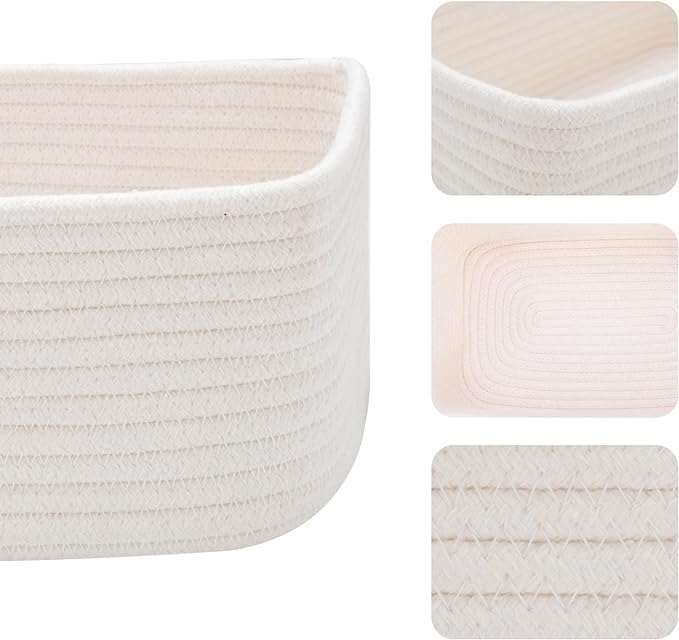 MiniArk Small Storage Baskets for Organizing | Closet Organizer Bins | Shelf - Image 2
