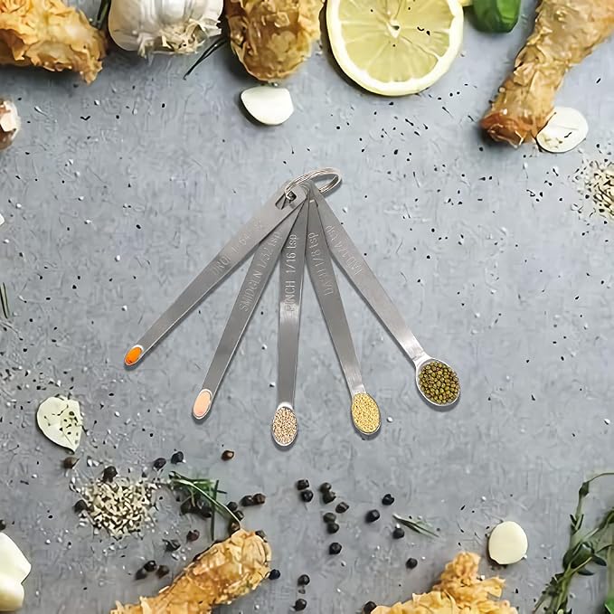 2PCS 1/5 Teaspoon Single Tiny Measuring Spoon, Small Individual Stainless Steel - Image 6