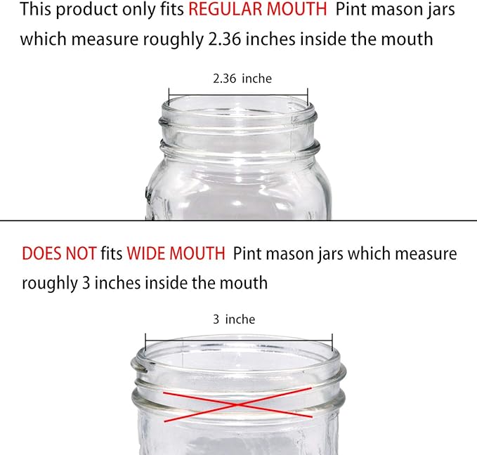 Amolliar Mason Jar Liquid Soap Dispenser Lid, Rust Proof Stainless Steel - Image 6