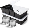 Ice Cube Molds – 2-Pack Silicone Trays by glacio