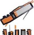 Orange Ninja Pocket Field Knife Sharpener – 8-in-1 Camping & Hunting EDC Knife by SharpPebble