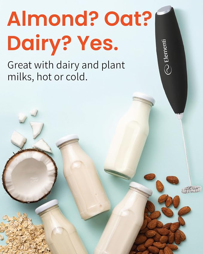 Elementi Pink Electric Milk Frother - Image 7