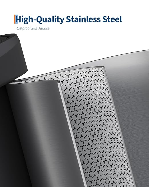 Garvee 21 gal / 80 L Stainless Steel Trash Can - Image 3