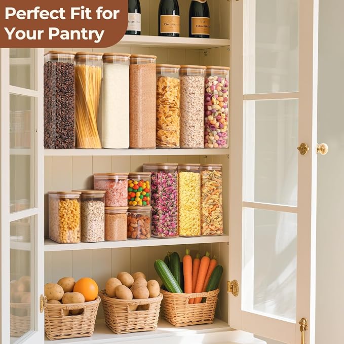 ComSaf 1.2 Qt Rectangle Glass Storage Containers - Image 5