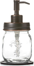 12oz Mason Jar Oil Rubbed Bronze Soap and/or Lotion Dispenser by Industrial+Rewind