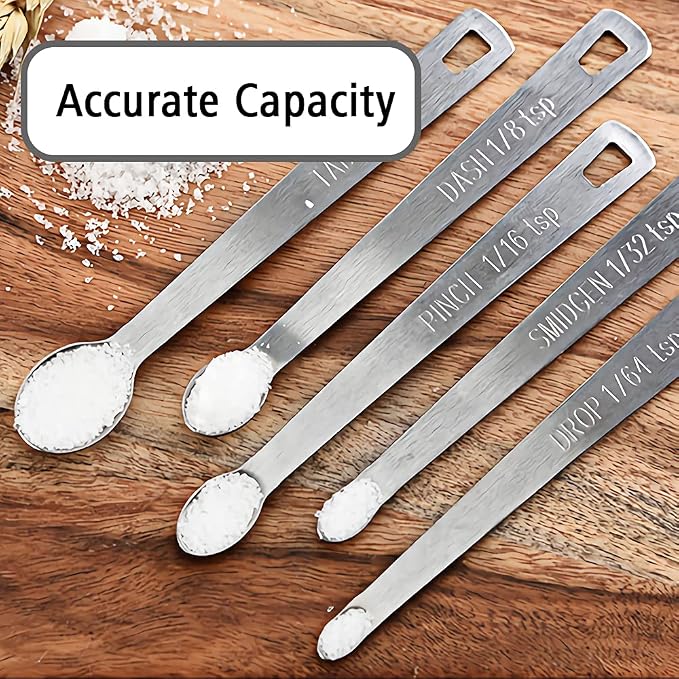 3PCS 1/4 Teaspoon Single Tiny Measuring Spoon, Small Individual Stainless Steel - Image 5