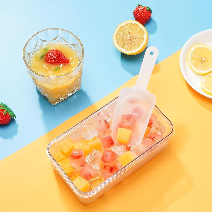 PHINOX Ice Cube Tray with Lid and Bin, Ice Trays - Image 9