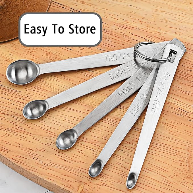 1PCS 1/10 Teaspoon Single Tiny Measuring Spoon, Small Individual Stainless - Image 4