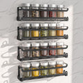 LUCYCAZ 4 Pack Wall Mounted Spice Rack by LUCYCAZ