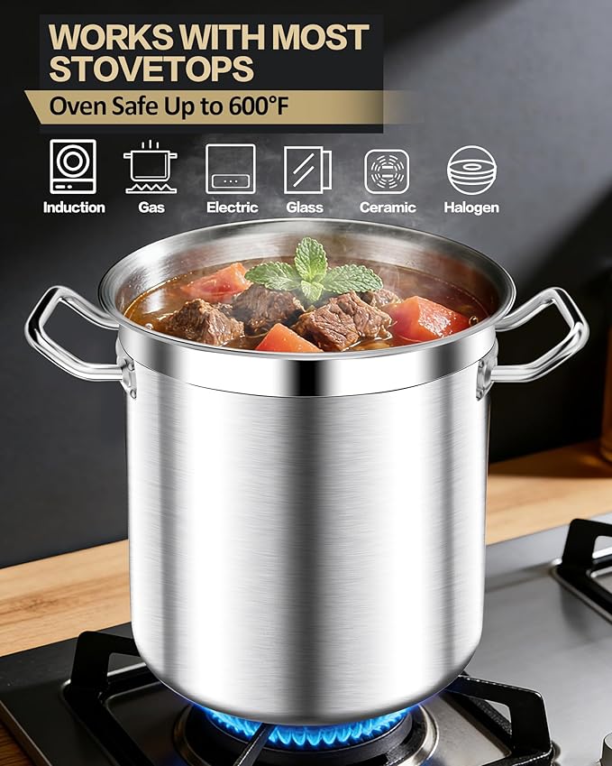 STOCKPOT 20 Quart Soup Pot - Image 5