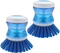 Dish Brush with Soap Dispenser for Dishes Pot Pan Kitchen Sink Scrubbing by YeuDeuy
