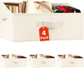 Criusia Closet Organizers Bins 4 Pack by Criusia