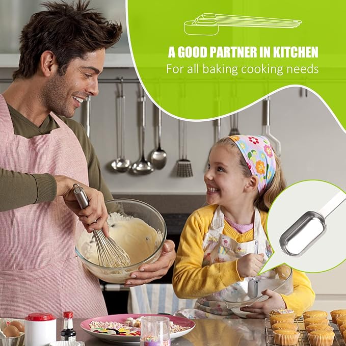 1PCS 1tsp Single Measuring Spoon, Stainless Steel Long Handle Individual - Image 6