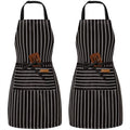 BeLuyi 2 Pack Adjustable Bib Apron by BELUYI