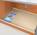 SIKADEER 40" x 22" Under Sink Mat Waterproof, Silicone Mat Kitchen Drawer Shelf by SIKADEER