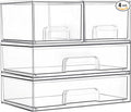 Vtopmart Stackable Storage Drawers Set of 4, Laundry Room Organization by Vtopmart