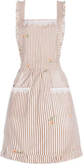 Funny Aprons for Women with Pockets, Kitchen Cooking Grilling Bbq Cute Chef by Aoomzoon