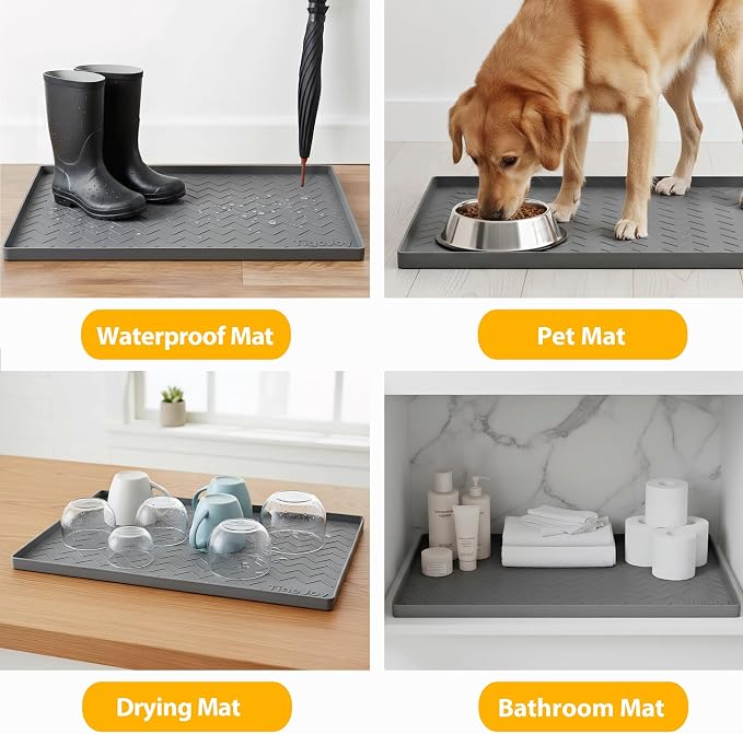 TigeJoy 28" x 19" Under Sink Mats - Image 7