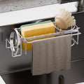 TAILI Sponge Holder with Strong Suction Cup, 4-in-1 Rustproof Sink Organizer by TAILI