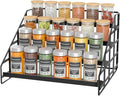 Bunoxea Spice Rack 4 Tier Kitchen Cabinet Organizer, Countertop Spice Rack by Bunoxea