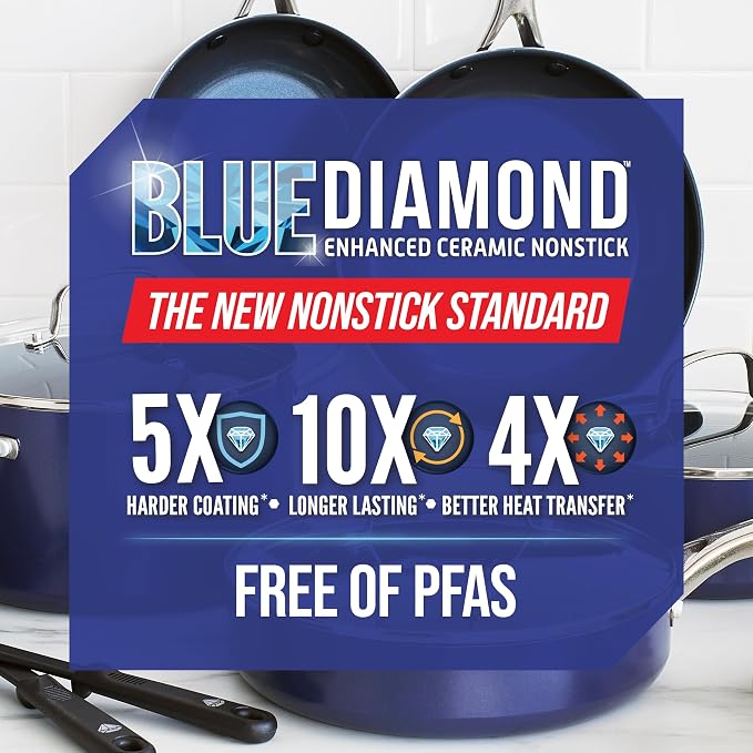 Blue Diamond 5QT Saute Pan - Image 9