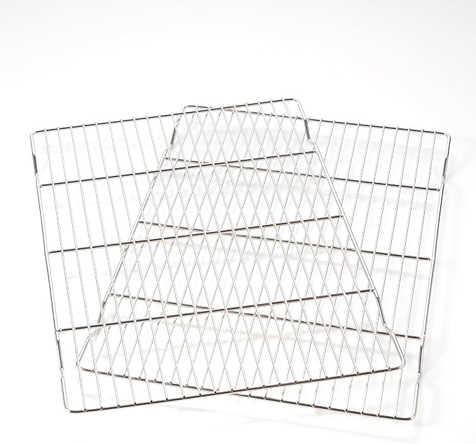 2-Pack Cooling Racks for Baking, 10x15 Inch Heavy Duty Stainless Steel Wire by Unknown