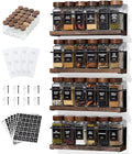 4-Tier Wall Mount Spice Rack Organizer by KitHero