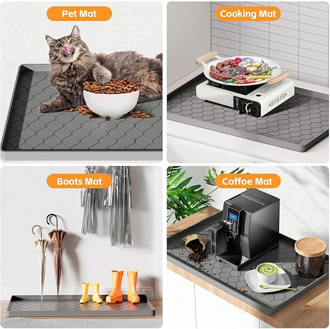 Winisok Silicone Under Sink Mat 22" x 22", kitchen Essentials and Gadgets - Image 5