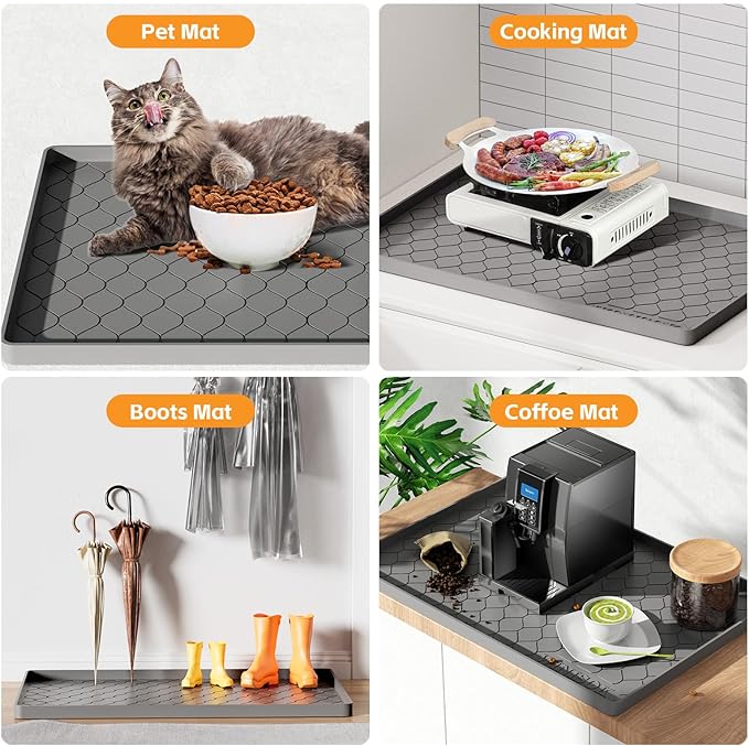 Winisok Silicone Under Sink Mat 25" x 22", kitchen Essentials and Gadgets - Image 5
