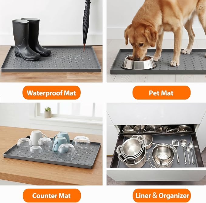 TigeJoy 34" x 19" Under Sink Mats - Image 7