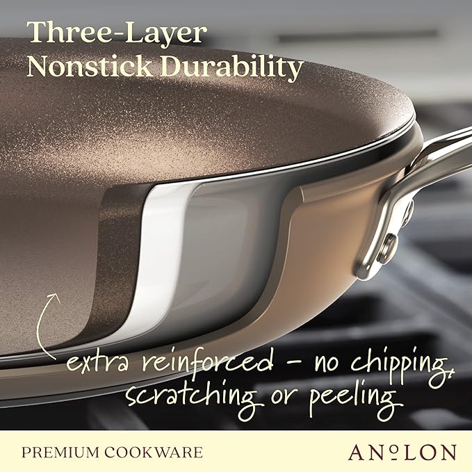 Anolon Ascend Hard Anodized Nonstick Frying Pan/Skillet - Image 5
