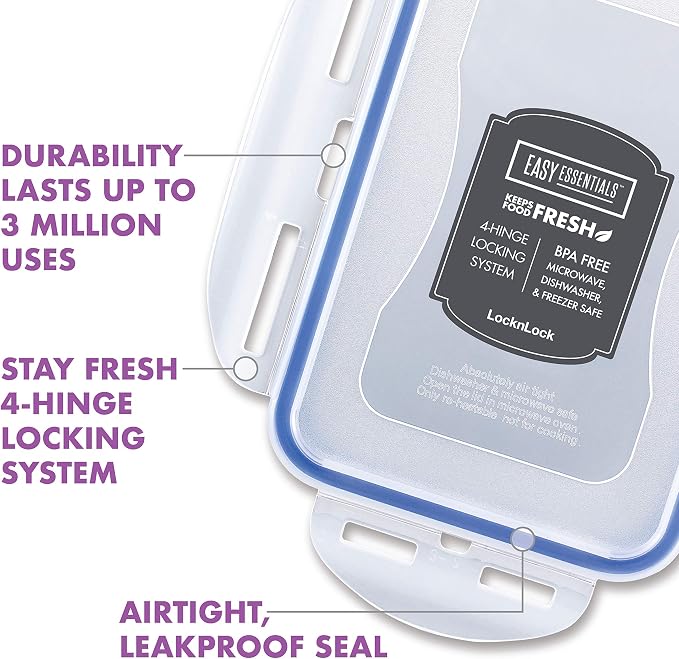 Lock & Lock Assorted Food Storage Container Set - Image 3