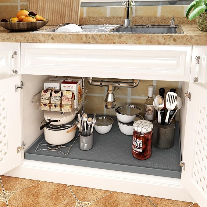TigeJoy 28" x 19" Under Sink Mats - Image 3
