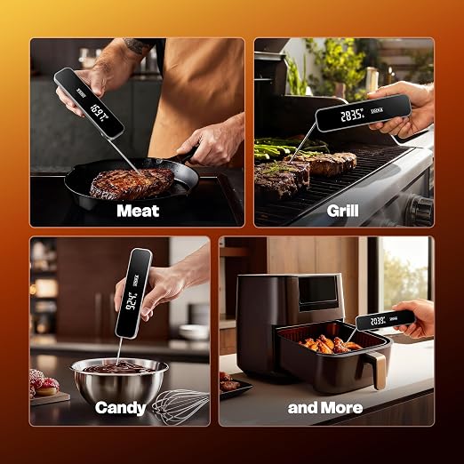 Meat Thermometer Digital, 0.3 Sec Instant Read Food Thermometer - Image 7