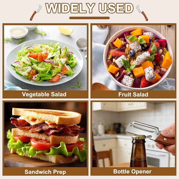 2Pcs Multi-Functional Vegetable Peeler, Zero Snag Wooden Peeler, Zero Snag - Image 7