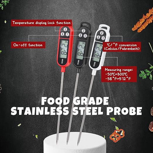 Copkim 6 Pcs Instant Read Meat Thermometer - Image 3
