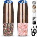Rechargeable Electric Salt And Pepper Grinder Set, Automatic Gravity Electric by KIARYUOLL