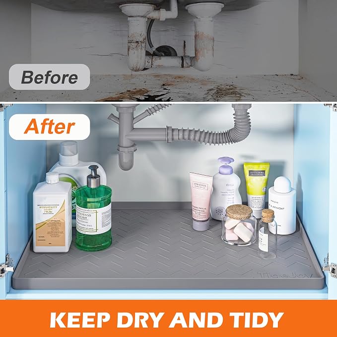 TigeJoy 40" x 19" Under Sink Mats - Image 5