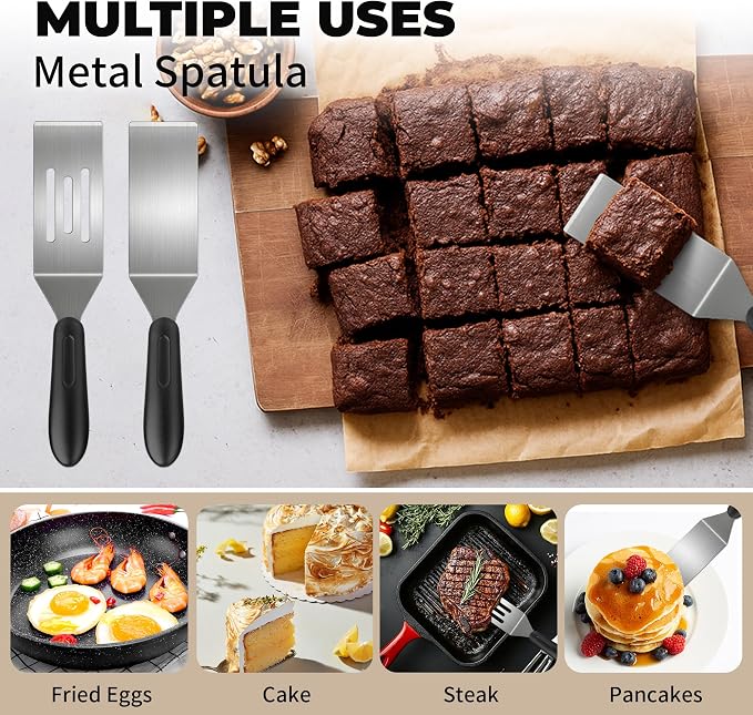 Stainless Steel Spatula Set, Mini Serving Spatula - Image 4