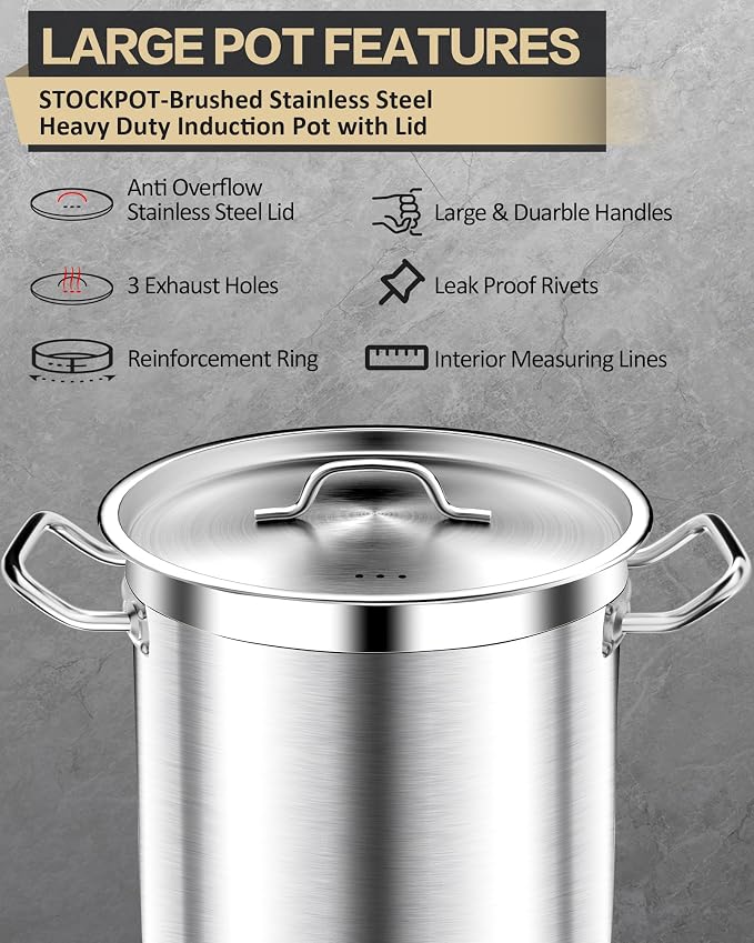 STOCKPOT Stainless Steel Stock Pot - Image 5