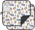 Disney Dish Drying Mats for Kitchen Counter – 16" x 18" Absorbent Kitchen by BestBrands